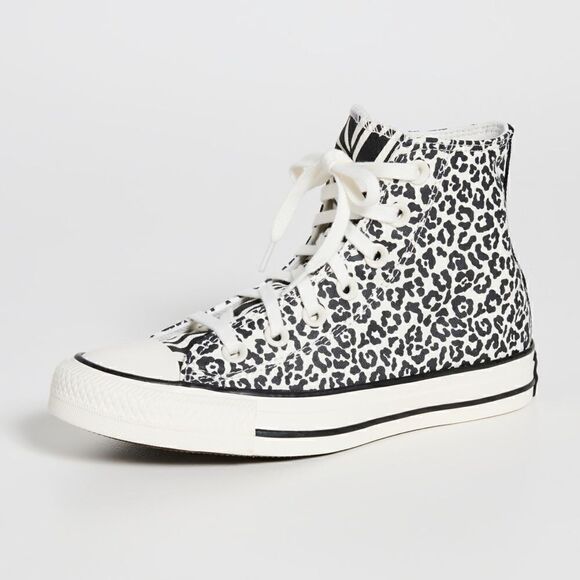 NWT Converse Chuck Taylor All Star sneakers zebra print 10.5 - Picture 2 of 8